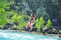 Alanya 3 in 1 Full Day Rafting Tour Zipline and Quad Bike