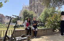 Barcelona Guided 3-hour Gaudi E-Scooter Tour