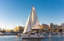 Small Group Santorini Catamaran Cruise with BBQ