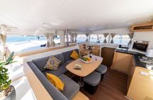 Small Group Santorini Catamaran Cruise with BBQ