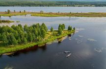Canoe Down The River Trip in Lapland