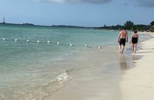 Negril day! beach and west end Cliffs with French Guide