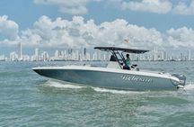 Full Day Private Boat Rent to Rosario and Barú Island 