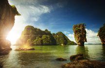 James Bond Twilight Sea Canoe and Glowing Plankton from Phuket