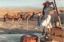 Dinner In Agafay Desert & Camel Ride with lovely Sunset 