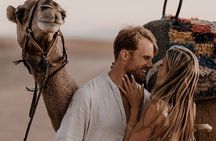 Dinner In Agafay Desert & Camel Ride with lovely Sunset 
