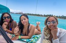 Isla Mujeres Basic Catamaran Tour with Snorkeling and Open Bar