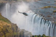 A Helicopter flight Over the Victoria falls 