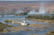 A Helicopter flight Over the Victoria falls 