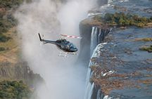 A Helicopter flight Over the Victoria falls 