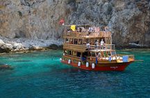Alanya Coastal Relaxing Boat Trip with Lunch and Drinks