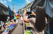 Private Damnoen Saduak and Maeklong Railway Market Tour(min 2pax)