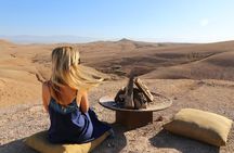 Marrakech: Agafay Desert Dinner Show and Sunset Camel Ride