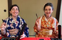  Kimono and Calligraphy Experience in Miyajima