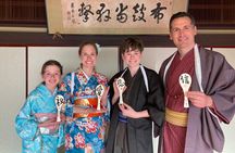  Kimono and Calligraphy Experience in Miyajima