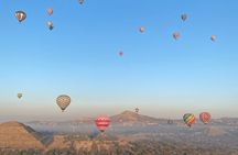 Hot air balloon flight in Teotihuacán + Breakfast in a Cave