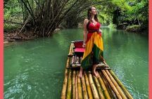Bluehole and Bamboo Rafting from Montego Bay 