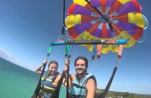 Negril 7 miles beach day & Parasailing then Rick's cafe chill