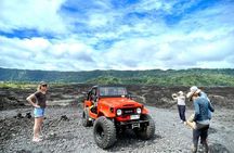 Mount Batu Sunrise by Jeep 4WD + Black lava + Natural Hotspring