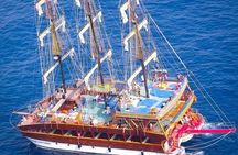 Alanya Catamaran Boat Tour with Lunch, Soft Drinks & Transfer