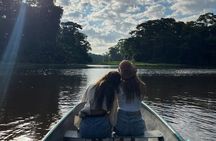 3-hour canoe tour through Tortuguero National Park