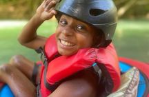 River Rapids in Jamaica with French Tour Guide