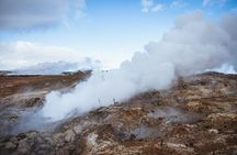 Reykjanes Peninsula Private Volcano Hike and Sky Lagoon Spa Tour