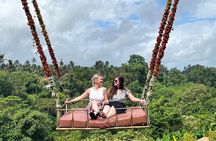 Ubud sightseeing with highlight swing activity