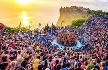 South Bali of Uluwatu temple & famous kecak fire dance perform