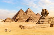 Day Tour To Giza Pyramids, Great Sphinx, Egyptian Museum, Bazzar