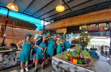 Hoi An Cooking Class With Market Tour and Bamboo Basket Boat Ride