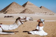 day tour to Giza pyramids& Saqqara & Memphis & Dahshour & lunch