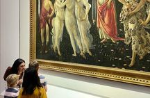 Art Lesson inside the Uffizi Gallery
