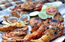 Romantic Seafood Dinner under sunset jimbaran Beach