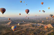 Balloon flight in Teotihuacán from Mexico City
