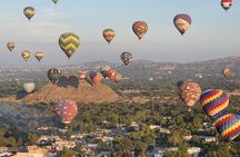 Balloon flight in Teotihuacán from Mexico City
