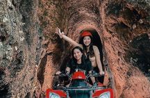 Quadbike Adventure with Tunnel and Waterfall Tour in Bali