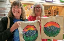 Colorado Inspired Inktense Painted Stocking or Tote Bag Class