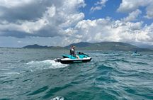 2.5 hours Pig Island-Virgin Islands & Snorkeling Jet Ski Safari