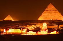 Giza Pyramids in New Light with Sound and Light Private Show