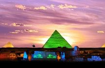 Giza Pyramids in New Light with Sound and Light Private Show