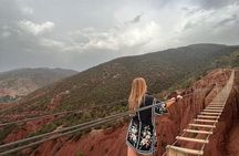 Atlas Mountain Zip Line And waterfalls berber villages with camel