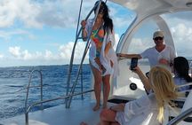Full Day Catamaran cruise to Ilot Gabriel with lunch & Drinks