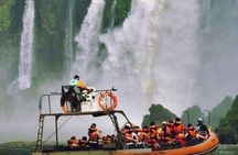 Shared Group: Brazilian Falls with Boat Tour and Tickets Included