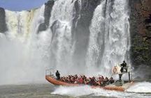 Shared Group: Brazilian Falls with Boat Tour and Tickets Included