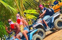 Adrenaline in 4X4 ATV through Macao Beach, Cave, Cafe Tour and Tobacco