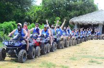 Adrenaline in 4X4 ATV through Macao Beach, Cave, Cafe Tour and Tobacco