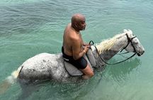Bamboo Rafting & Horseback Ride n Swim Guided Tour In Montego Bay
