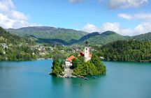 Full-day tour of Postojna Cave and Bled Lake From Ljubljana