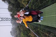 Monteverde Sloth sanctuary, Hanging Bridges, Butterflies garden